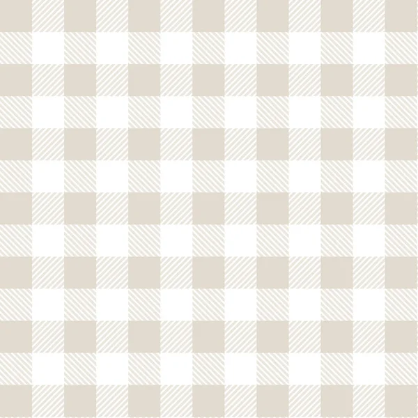 Yellow Buffalo Plaid Tartan Fabric Seamless Pattern Vector — Stockfoto