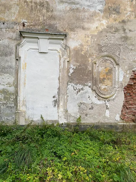Kaliningrad Region Russia Stare Osiedle Ruiny Murowanego Budynku Murowego Stara — Zdjęcie stockowe