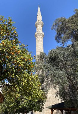 Antalya 'daki eski şehirde bir cami. Türkiye 'nin Antalya ilçesi
