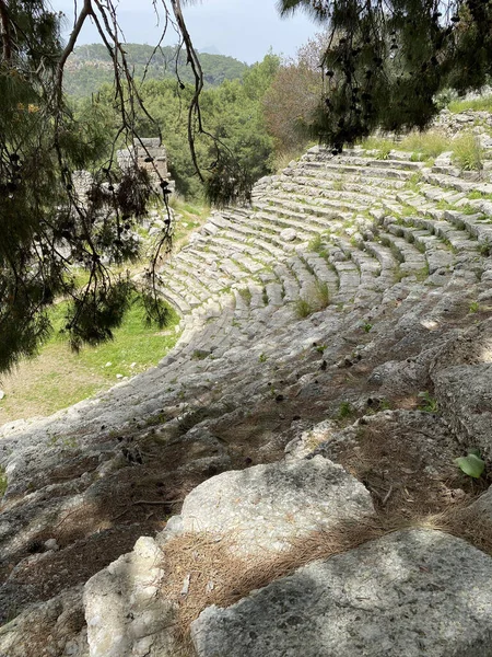 Ciudad Fue Fundada Por Los Rodesianos Siglo Vii Phaselis También — Foto de Stock