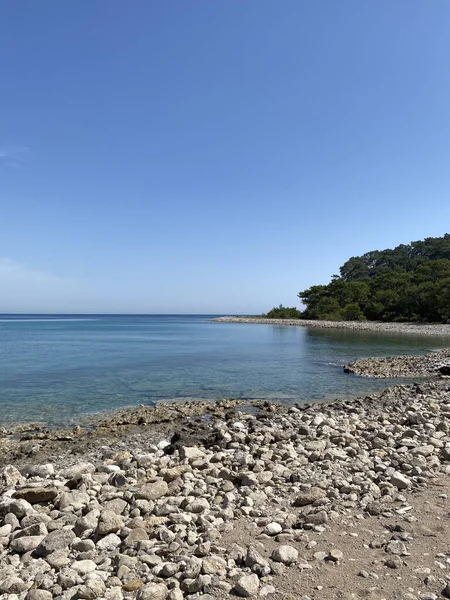 Costa Del Mar Mediterraneo Kemer Località Balneare Distretto Della Provincia — Foto Stock