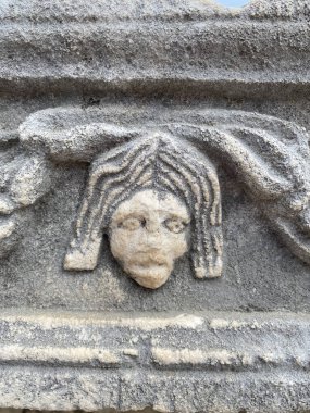 Türkiye 'nin Harabeleri, Türkiye' nin Akdeniz kıyısında beyaz taş kemeri, Türk Rivierası, bölge.