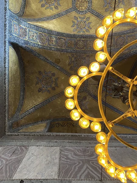 Saint Sophie Katedrális Hagia Sophia Isztambul Törökország Sophie Mecset Belsejében — Stock Fotó