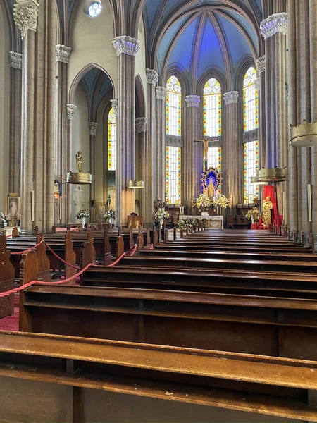 İSTANBUL, TURKEY - St. Antuan Kilisesi, diğer adıyla Sant 'Antonio di Padova Kilisesi, Aziz Antonio di Padova, İstanbul' da St. Antoine