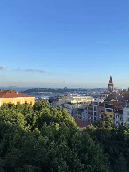 Vista Dall Alto Istanbul Turchia Vista Dall Alto Del Paesaggio — Foto Stock