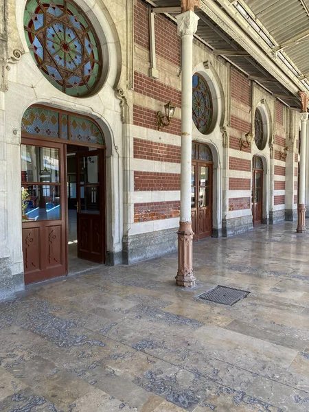 Estação Ferroviária Central Sirkeci Istambul Localizada Centro Histórico Parte Europeia — Fotografia de Stock