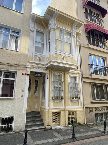 Istanbul Turquie Les Rues Vieille Ville Les Maisons Sont Peintes — Photo