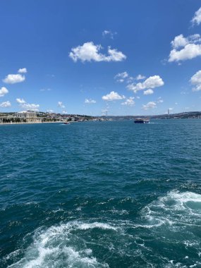 Istanbul tarihi bölümü, Türkiye'nin ünlü şehir manzara. Istanbul manzarası, Türkiye. Istanbul 'un deniz manzaralı. Açık Istanbul şehir. Doğu Turizm şehir.