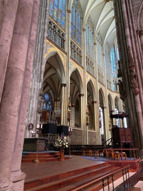 COLONGE (KOLN), GERMANY: Roman Catholic cathedral in Cologne, Germany. A renowned monument of German Catholicism and Gothic architecture. A World Heritage Site. 