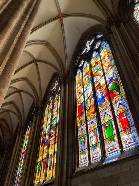 Colonge Koln Germany Roman Catholic Cathedral Cologne Germany Renowned Monument — Stok fotoğraf