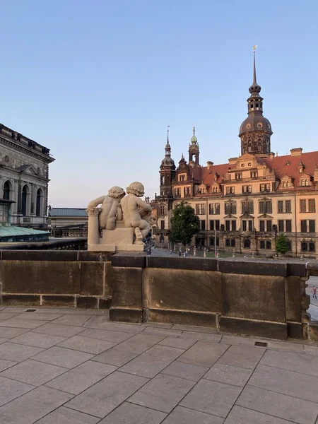 Dresden Deutschland Die Altstadt Von Dresden Die Alten Schönen Deutschen — Stockfoto