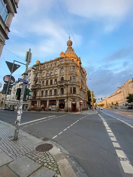 Dresden Deutschland Straße Der Dresdner Neustadt Hippes Viertel Mit Schrulligen — Stockfoto