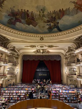 Buenos Aires, Arjantin: El Athe Grand Splendid Buenos Aires 'te 2019 yılında National Geographic tarafından 