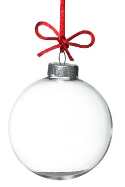Empty Christmas ornament clipart