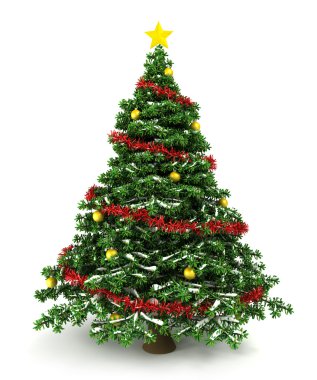 3d noel ağacı
