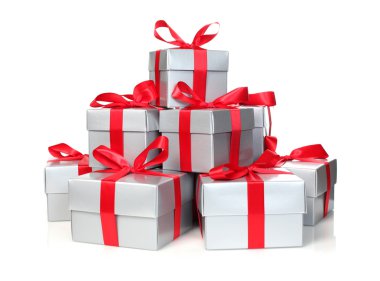 Gift boxes clipart