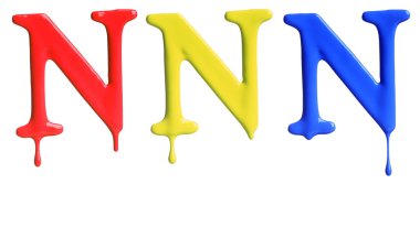 boya damlama alfabesi