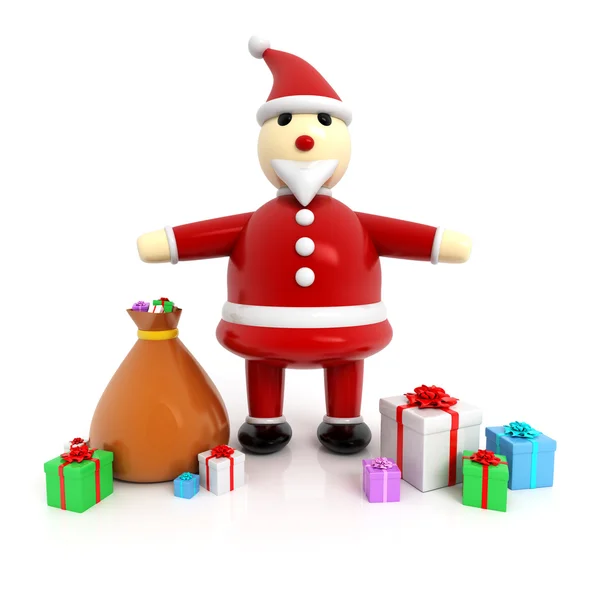 3d santa claus —  Fotos de Stock