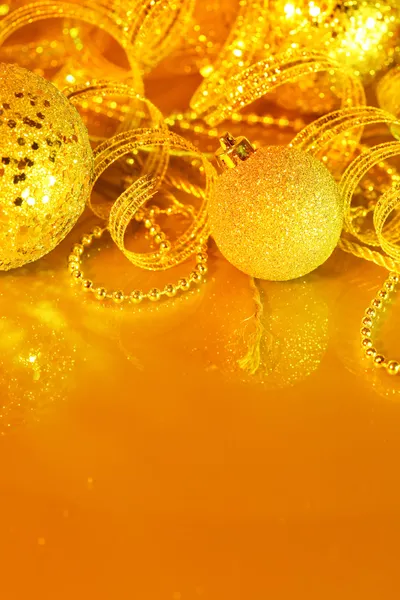 Fundo de Natal dourado — Fotografia de Stock