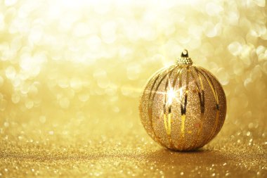 Altın Noel arkaplanı