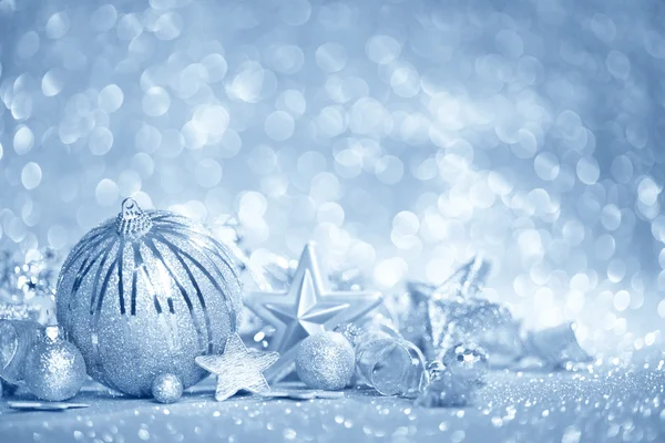 Blue Christmas background — Stock Photo, Image