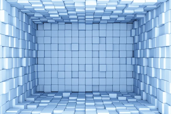 Cubos azuis fundo — Fotografia de Stock