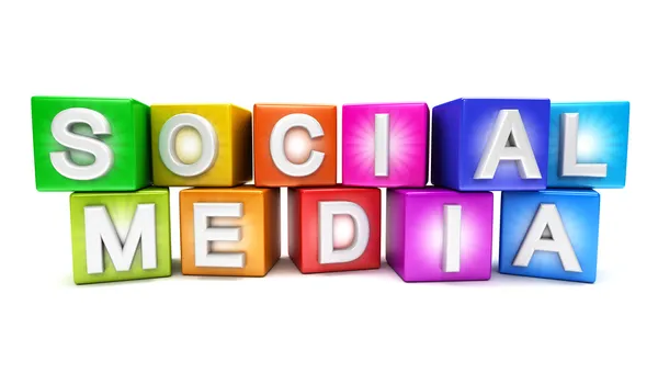 Redes sociales — Foto de Stock