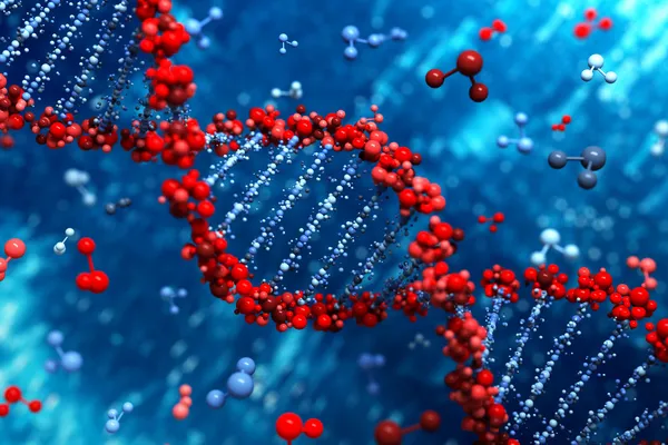 Dna 背景 — 图库照片