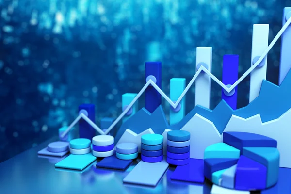 Fondo del gráfico empresarial —  Fotos de Stock