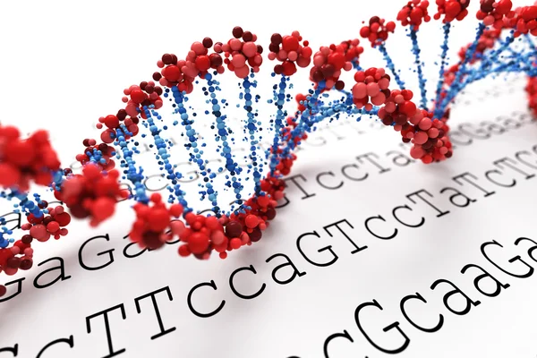 Tło DNA — Zdjęcie stockowe