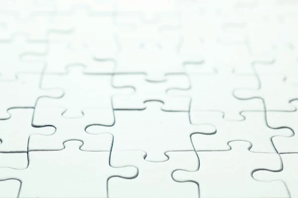 Blank white puzzle — Stock Photo, Image