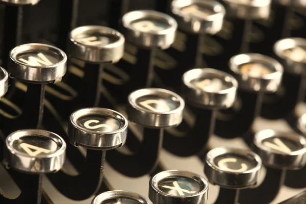 Oldtimer-Schreibmaschinenschlüssel — Stockfoto