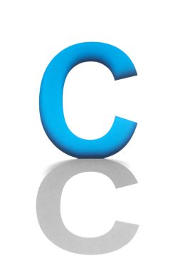 Kesme şablon harflerinin alfabesi