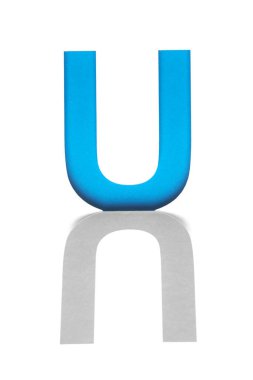 Kesme şablon harflerinin alfabesi