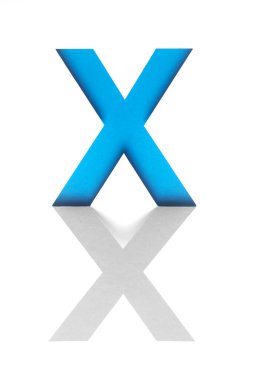 Kesme şablon harflerinin alfabesi