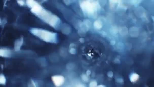 Parlayan Işıkların Dönen Girdabı Soyut Bilim Kurgu Fantezi Portalı — Stok video