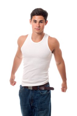 Casual genç adam