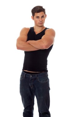 Casual genç adam