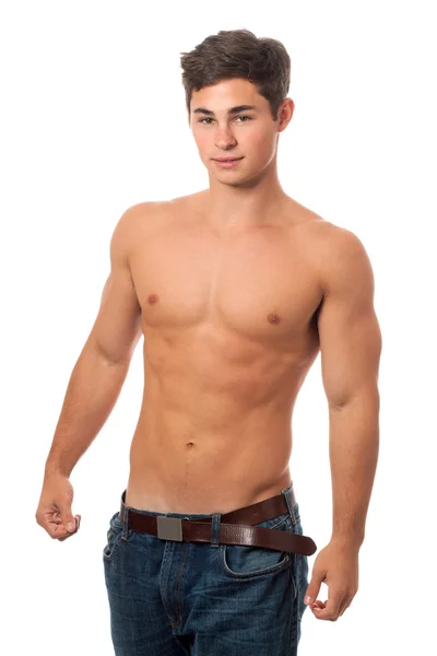 Aantrekkelijke shirtless man — Stockfoto