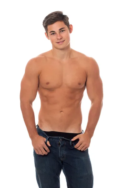 Attractive Shirtless Man — Stock Photo, Image