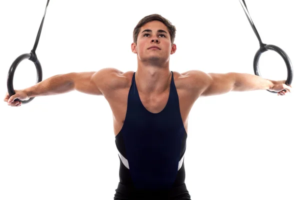 Manliga gymnast — Stockfoto