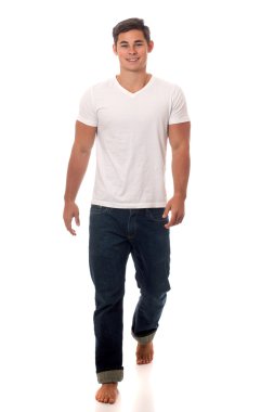 Casual genç adam