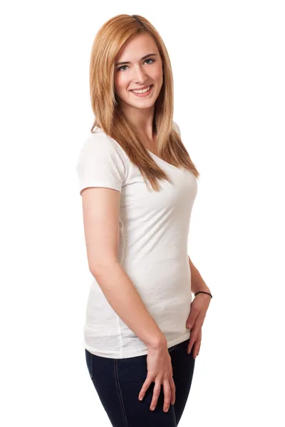 Casual Young Woman — Stock Photo, Image