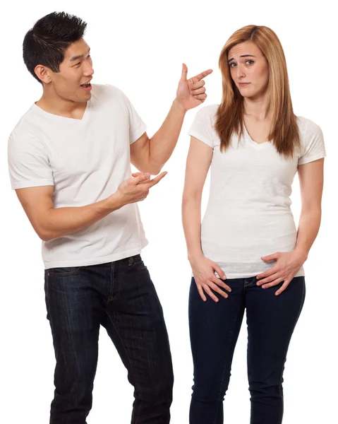 Casual Young Couple — Stock Photo, Image