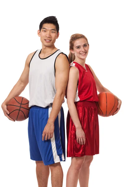 Basketbalspelers — Stockfoto