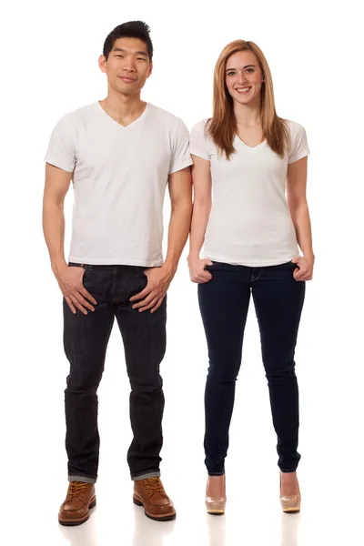Casual Young Couple — Stock Photo, Image