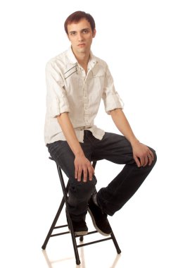 Casual genç adam