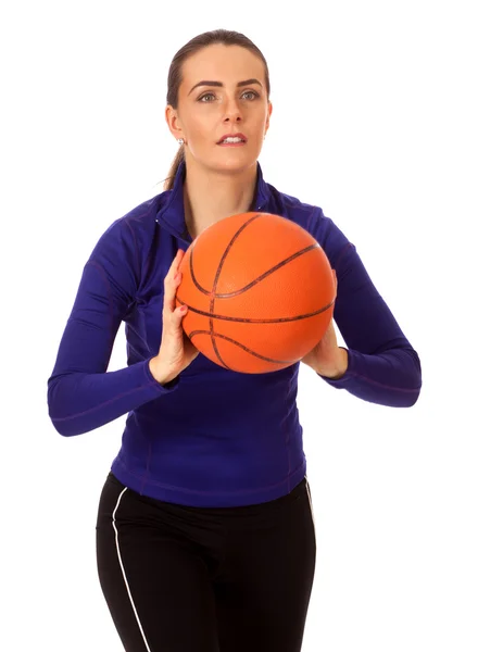 Женская баскетбольная — стоковое фото