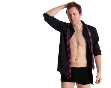 iyi giyimli adam... soyunma