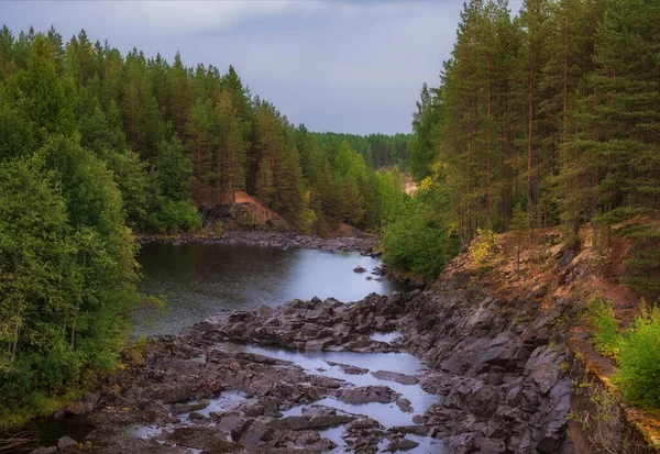 Parque Nacional Volcán Girvas República Karelia Rusia — Foto de Stock